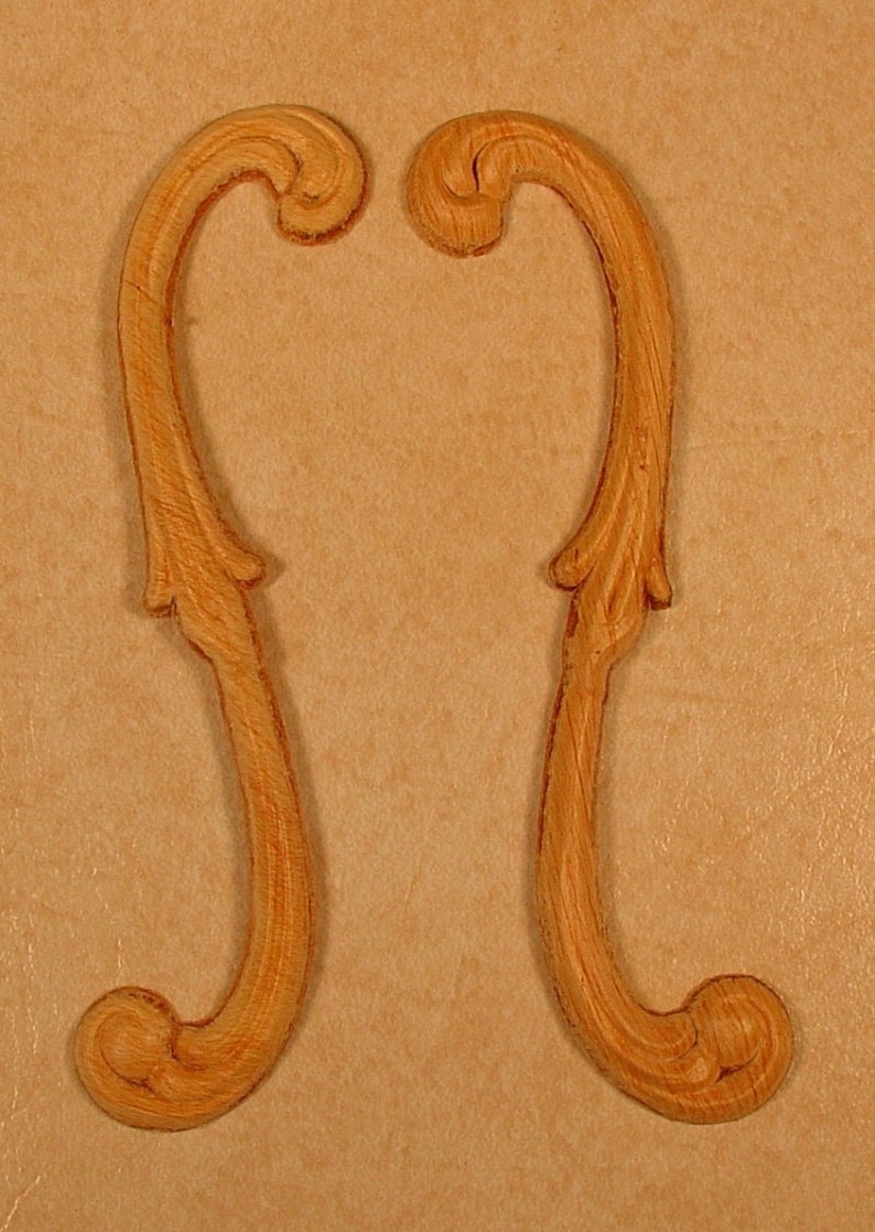 Applique Onlay EMBOSSED APPLIQUE 651 1 3/4 6 3/4 Pair Etsy