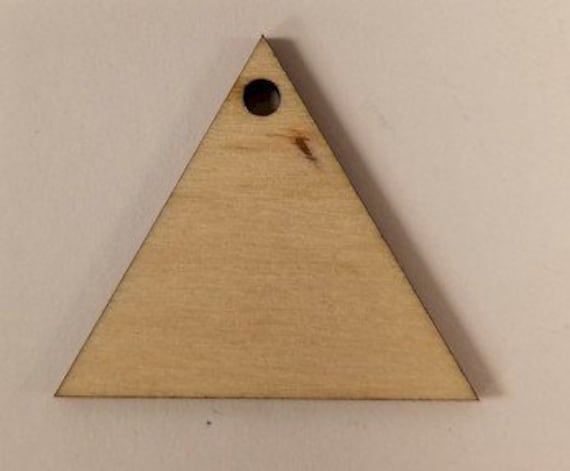 Wooden Triangle 3 Wide X 1 8 Inch One 2mm Hole Etsy Wooden Triangle 3 Wide X 1 8 Inch One 2mm Hole Etsy