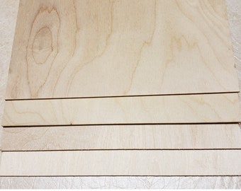 Laserwood Baltic Birch Plywood 1/8 x 12 x 20 Pkg 5 by Woodnshop