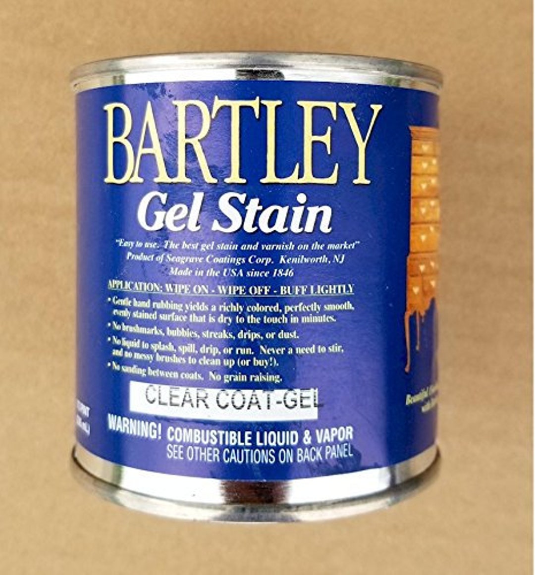 Bartley Clear Coat Gel 1/2 Pint Etsy