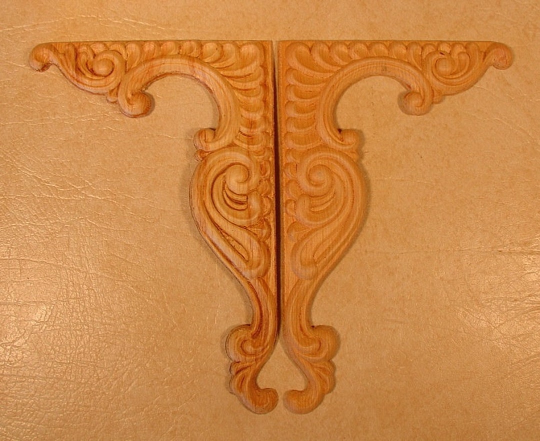 Applique Onlay EMBOSSED APPLIQUE 663 5 3/4 X 8 5/8 Pair Etsy