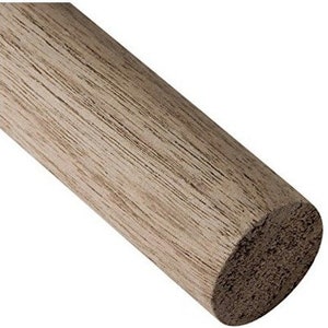 3/4 inch Mahogany Dowel Rod Sticks Unfinished Wood for Hobby Crafts Length 48 (1 Piece)