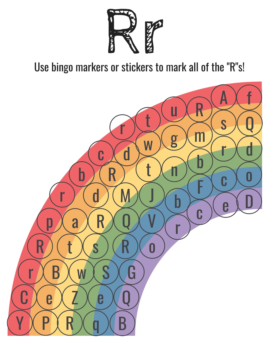 Bingo Marker Abcs Printable Workbook for Toddlers &amp; Preschoolers - Etsy