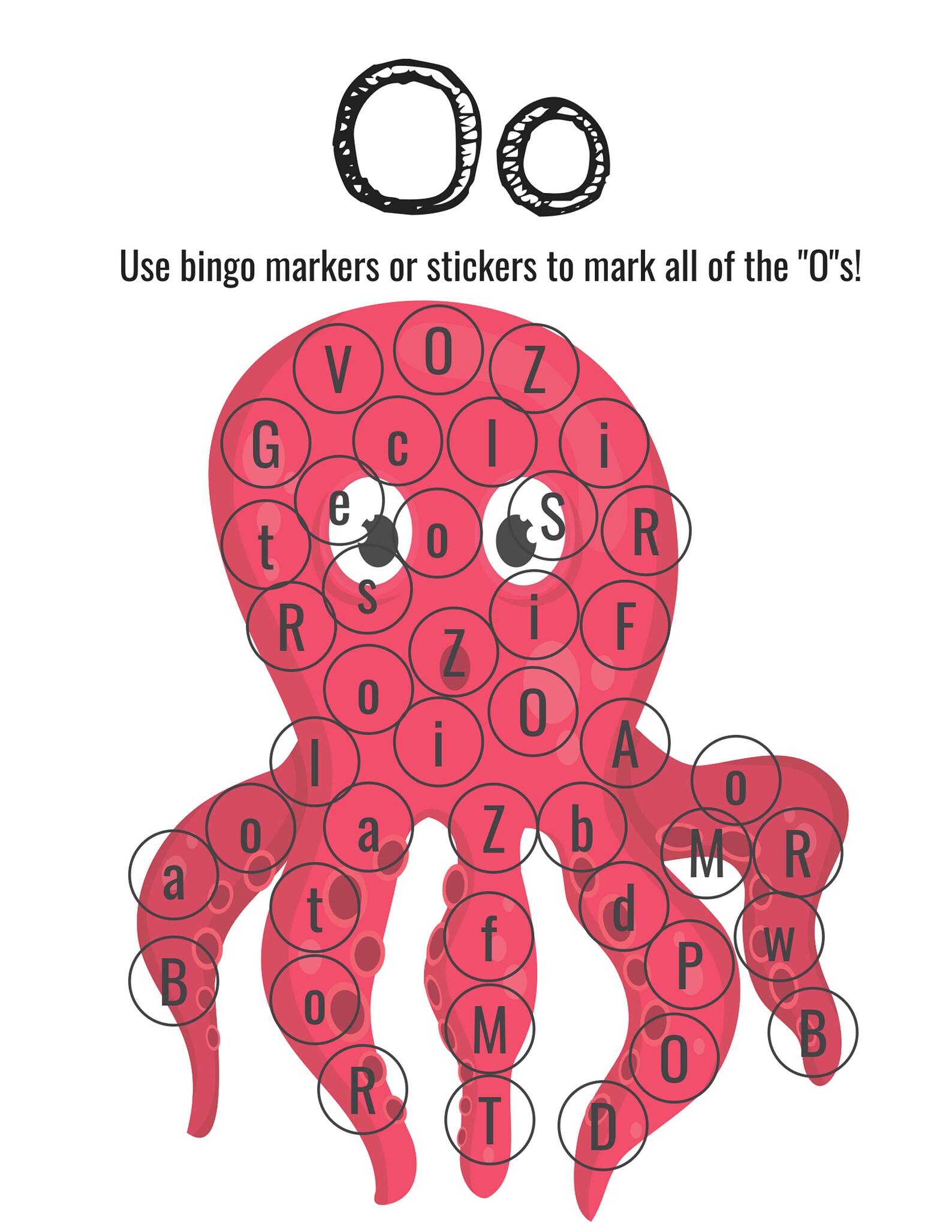 Bingo Marker Abcs Printable Workbook for Toddlers &amp; Preschoolers - Etsy
