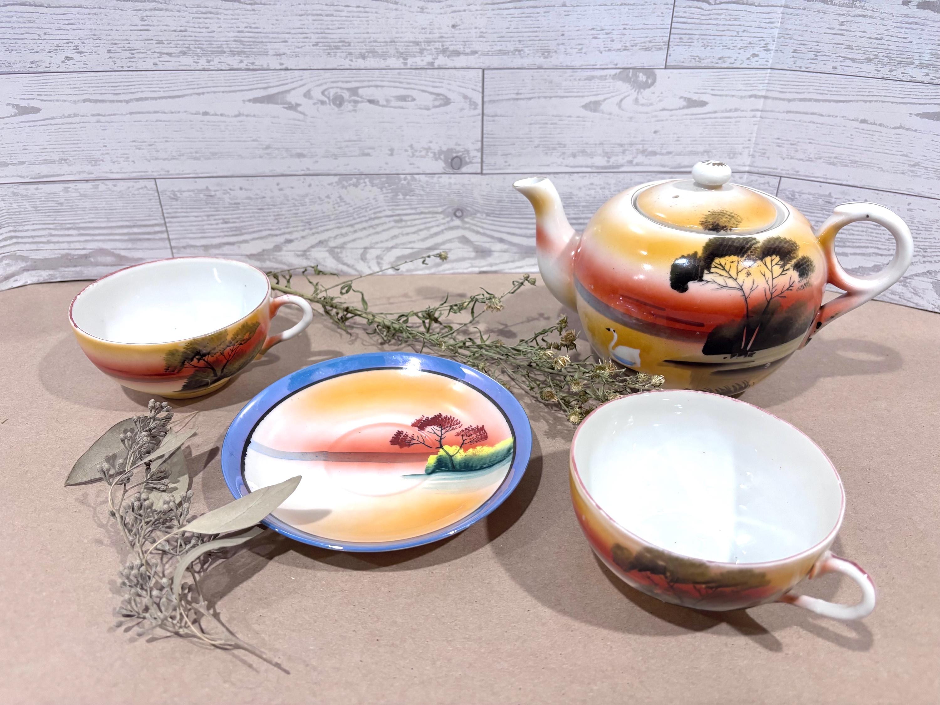Eggshell Porcelain Japanese Tea Set - Etsy