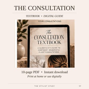 Hairstylist Consultation Guide | Hair Color & Haircut Consultation Questions | Printable Salon Client Forms PDF