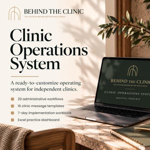 Kliniekbeheersysteem | Standaardprocedures, workflows en checklists voor medische praktijken | Sjablonen voor praktijkbeheer, bewerkbaar dashboard