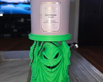 Portavelas espeluznante impreso en 3D / Decoración de Halloween