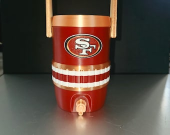Enfriador de latas de equipo de la NFL / Regalo impreso en 3D para aficionados al fútbol americano