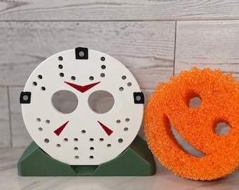 Soporte para esponjas espeluznante impreso en 3D / Decoración terrorífica para el fregadero de la cocina