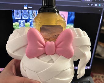 Dispensador de jabón con forma de ratón impreso en 3D / Decoración de baño