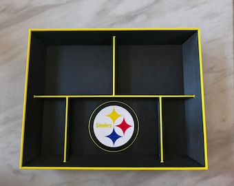Bandeja/organizador para pequeños objetos de un equipo de fútbol, ​​impreso en 3D.
