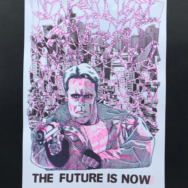 The Future is Now - A4 Risograph druck