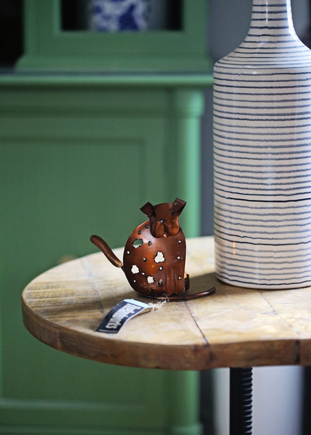 Metal Dog Tea Light Candle Holder Etsy