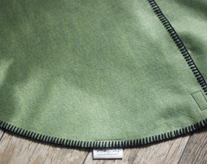 Pencil Tree Skirt, Felt Tree Skirt, Felt Christmas Tree Skirt, Nordic