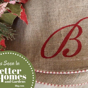 Christmas Tree Skirt, READY TO SHIP, Burlap Christmas Tree Skirt, Large, Farmhouse Tree Skirt, Limited Quantity, Fully Lined, Etsy&#39;s Pick