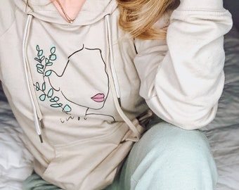 Ready to go . Sand or Blush Hoodie - Inspire