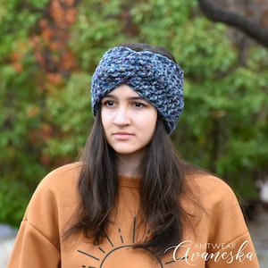 Knit Woolen Chunky Headband Ear Warmer | ETAH