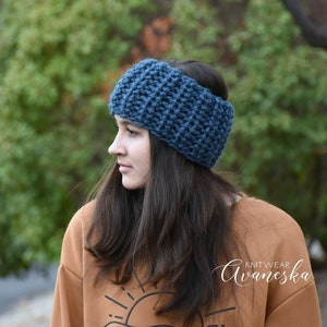Knit Woolen Chunky Headband Ear Warmer | The AKARI