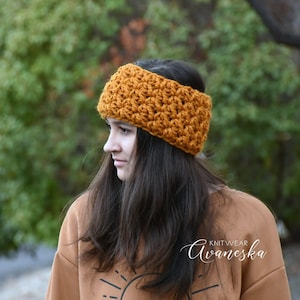 Knit Woolen Chunky Headband Ear Warmer | The YVETTE