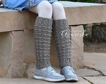 Knitted Women's Girls Woolen Ballet Dancer Yoga Leg Warmers | THE ROCKIES