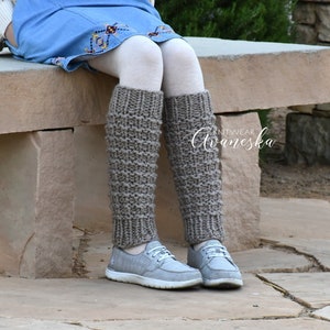 Knitted Women&#39;s Girls Woolen Ballet Dancer Yoga Leg Warmers | THE ROCKIES