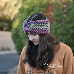Knit Woolen Chunky Headband Ear Warmer | MARTHA