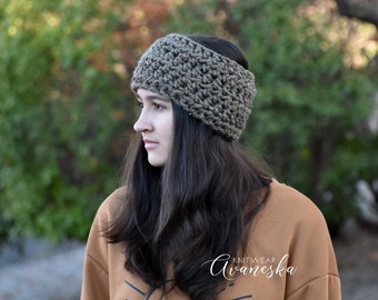 Woman's Knit Chunky Headband Ear Warmer | The ELLA