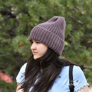 ALL SIZES Summer Folded Brim Knit Women&#39;s Men&#39;s Unisex Lightweight Slouchy Beanie Hat Cap | The BLAKE