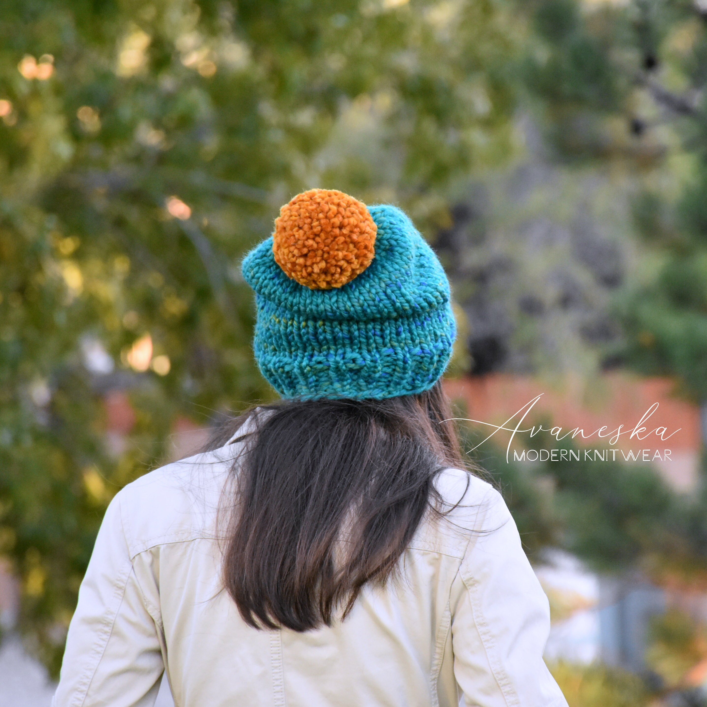 Tricot Pom Pom laine hiver femme filles Slouchy chapeau bonnet -  France