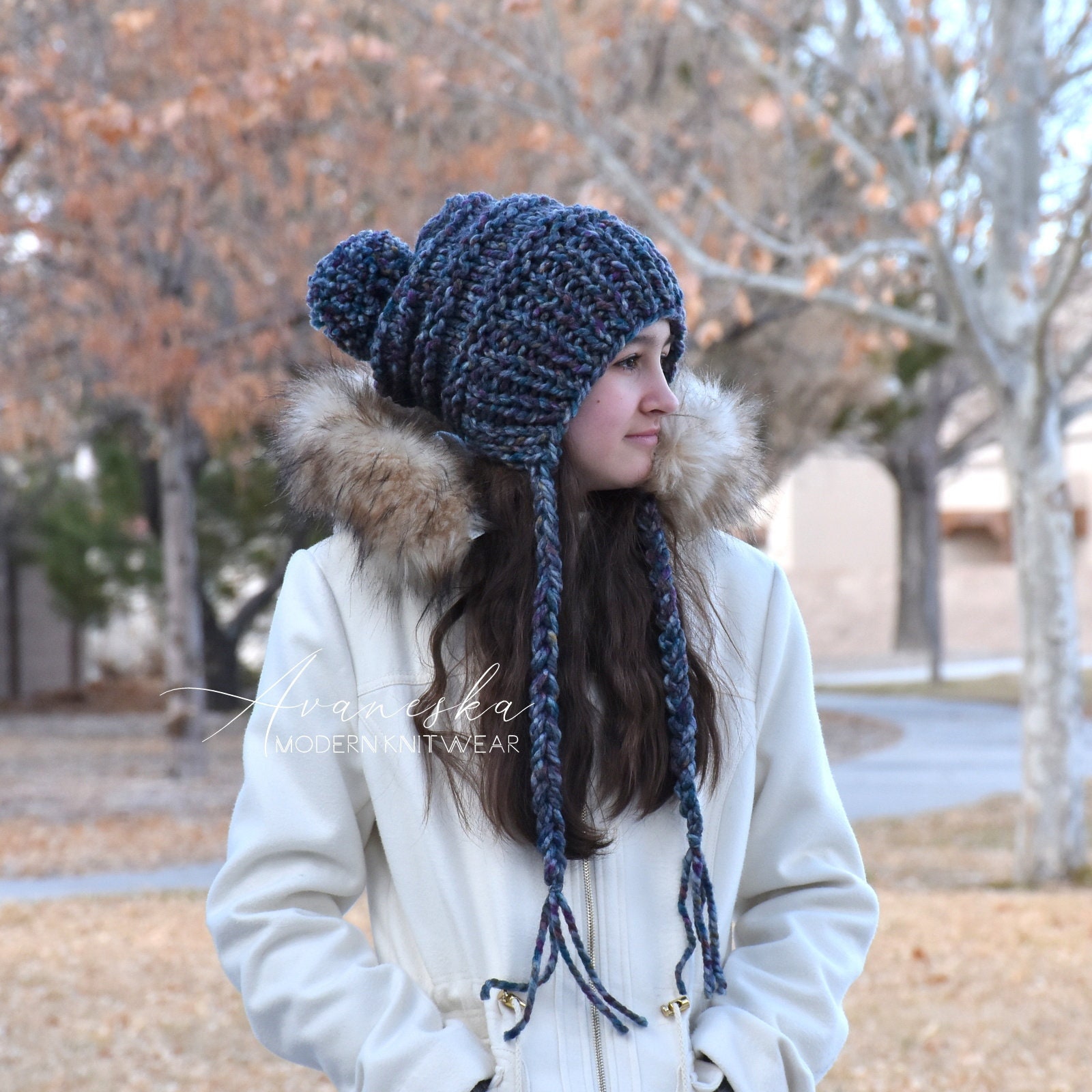 ALL SIZES Knit Winter Woolen Pom Pom 
