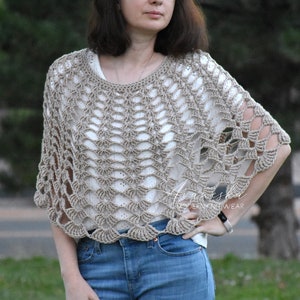 Crochet Round Capelet