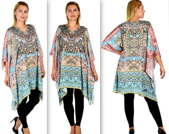 embellished maxi kaftan