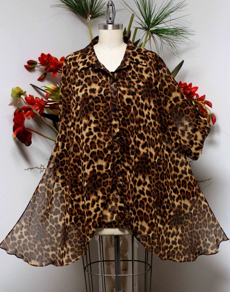 Party Beach Size M to 3XL New Dare2bstylish Designer Animal print Blouse Asymmetrical Blouses,Legenlook Blouses for Travel Office