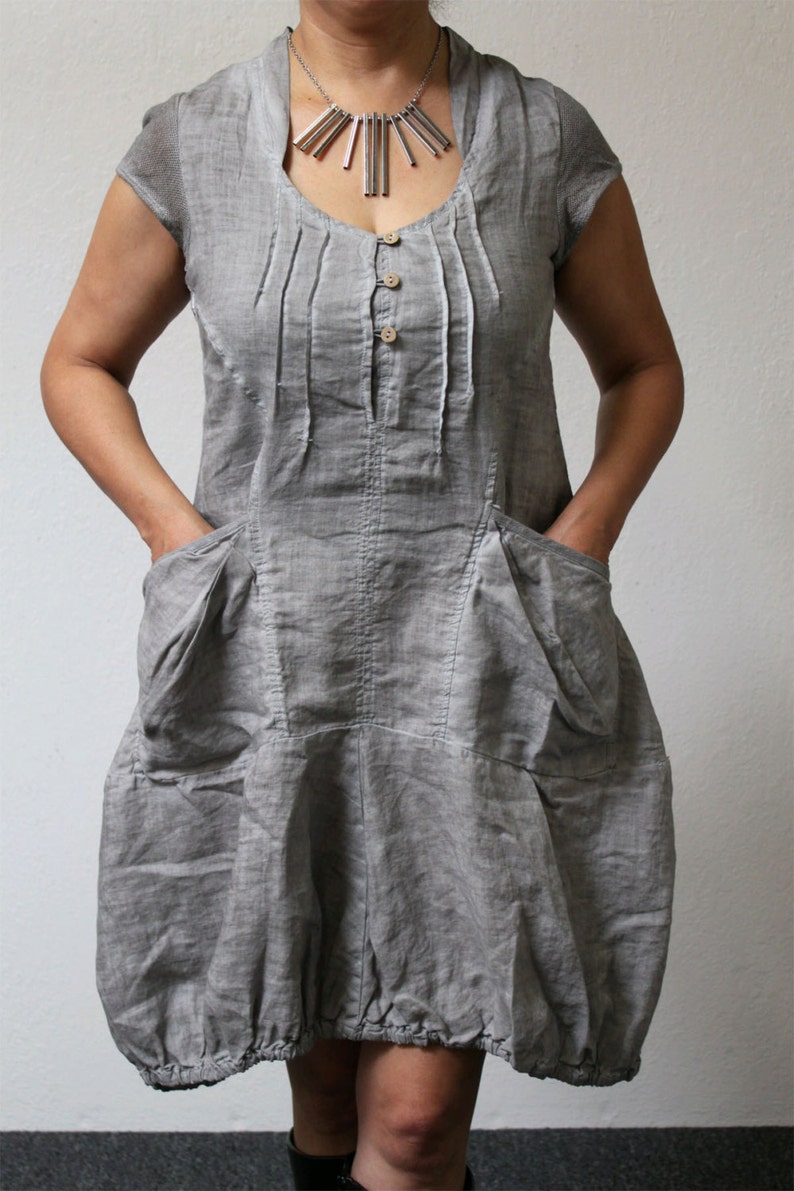 bohemien Dress with Pockets hip hop L Cute and Chic M Darling Lagenlook Dress S Designer Short boho