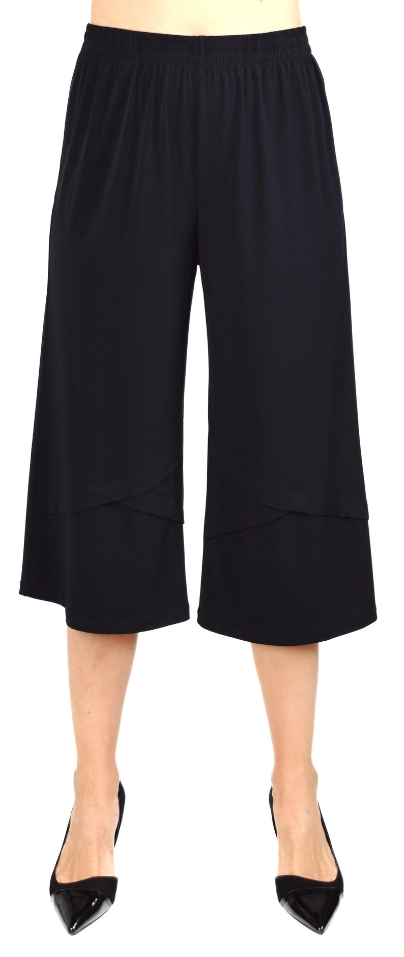 New Designer Plus Size Capri Pants with side pockets. | Etsy