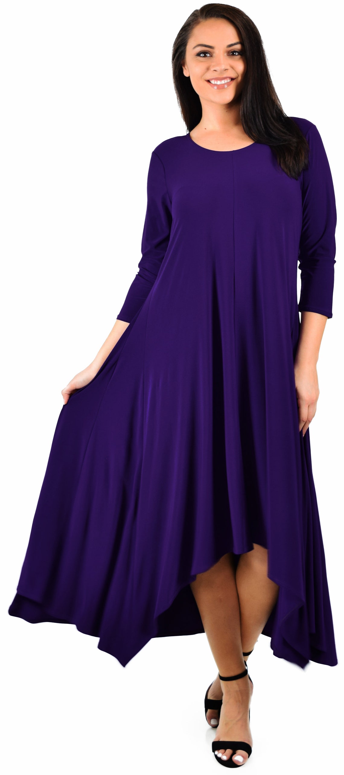 Elegant Designer Dress Lagenlook Dress Swing Dress | Etsy