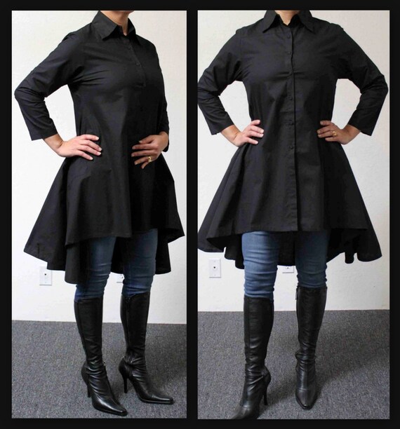 high low shirt plus size