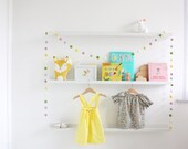 Pastel Felt Ball Garland Nursery Decoration - 3 metres, 50 felt balls