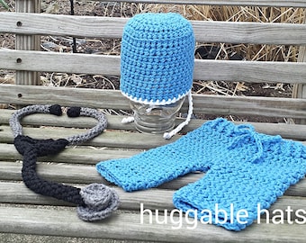 Modèle de stéthoscope au crochet, modèle de stéthoscope uniquement, stéthoscope jouet, accessoire photo