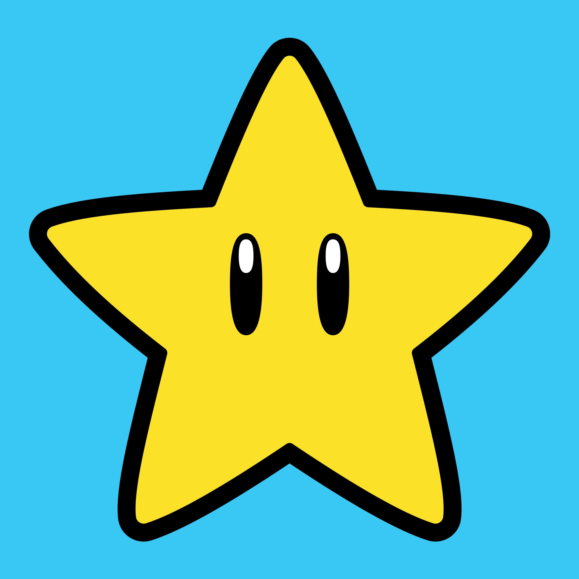 Super Mario Star // Instant Download SVG PNG. Vector Art. - Etsy Singapore