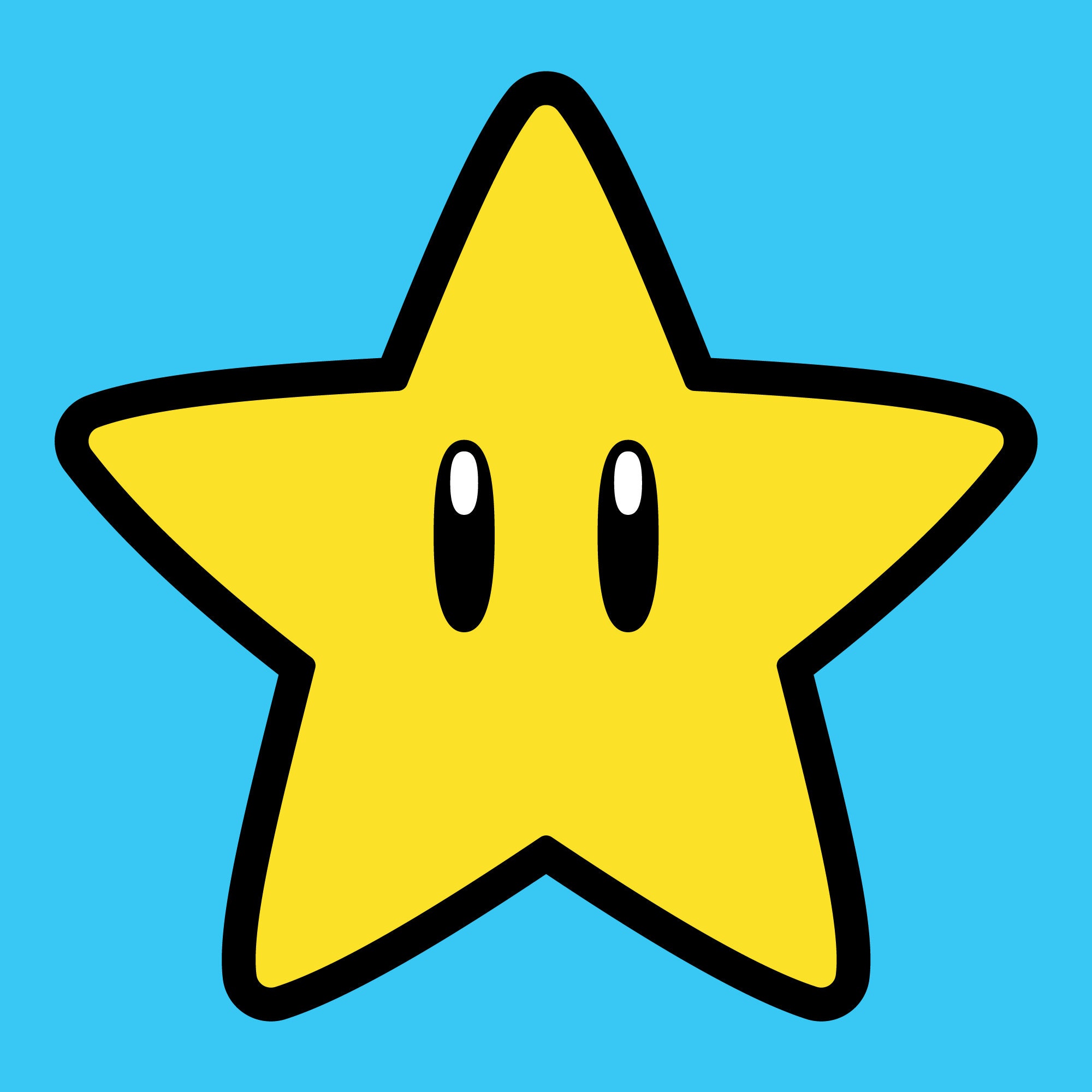 Super Mario Star // Instant Download SVG PNG. Vector Art. - Etsy Singapore