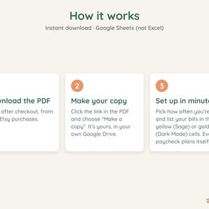 Paycheck Budget Planner Google Sheets, Enter Bills Once, Biweekly Budget by Paycheck, Payday Calendar image 10