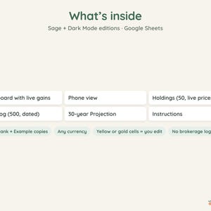 Investment Portfolio Tracker, Live Stock and Crypto Prices Update Automatically, Gain Loss, Google Sheets image 10