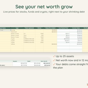 Debt Snowball Spreadsheet, Biweekly Debt Payoff Tracker, Google Sheets Budget Planner, Light & Dark Mode image 12