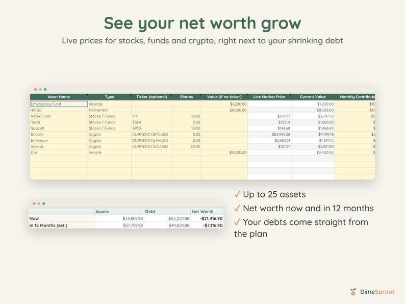 Debt Snowball Spreadsheet, Biweekly Debt Payoff Tracker, Google Sheets Budget Planner, Light & Dark Mode image 12
