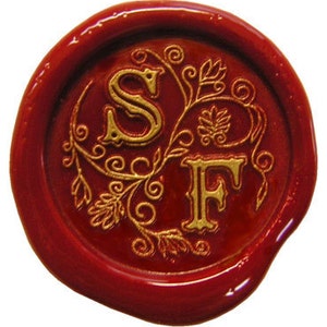 Seal Monogram with 2 letters image 1