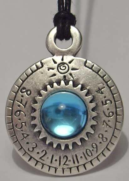 Equinotical Sundial Jewelry as a Pendant, Sunwatch Necklace, Enjoy