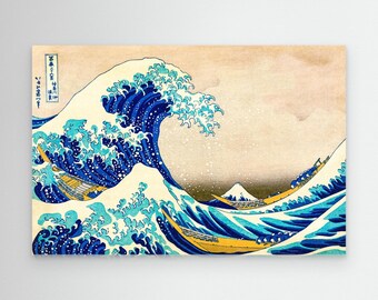 Exquisite Hokusai 'The Great Wave off Kanagawa' Japanese Ukiyo-e art print