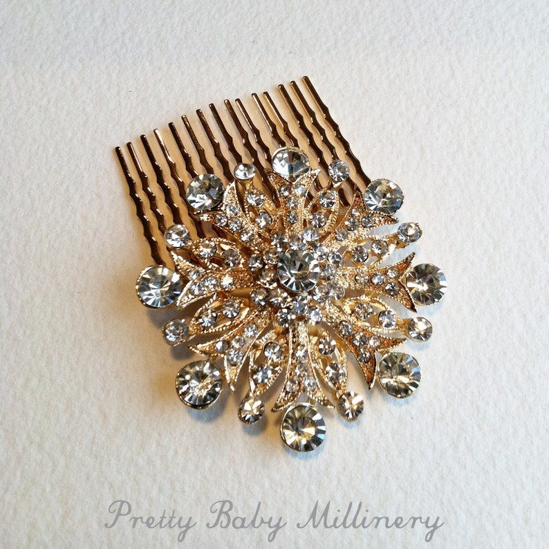 Winter Wedding,christmas hair accessories,Gold hair Comb Art Deco hair comb,snowflake comb,rose gold,modern MID CENTURY SNOWFLAKE christmas